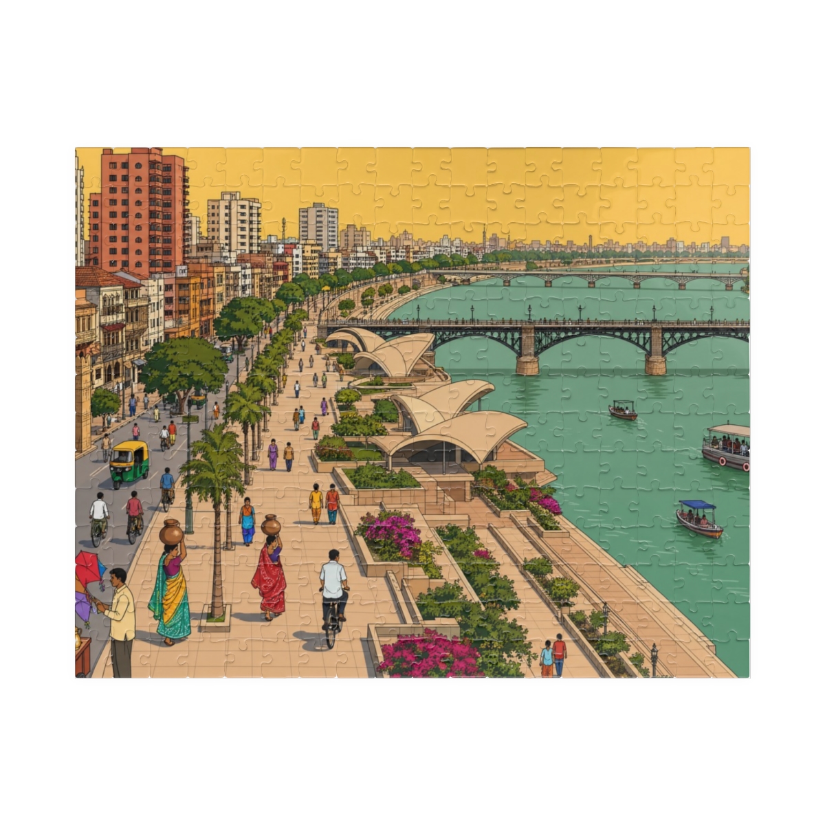 Ahmedabad city puzzle