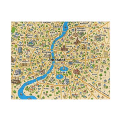 Ahmedabad — Map Puzzle