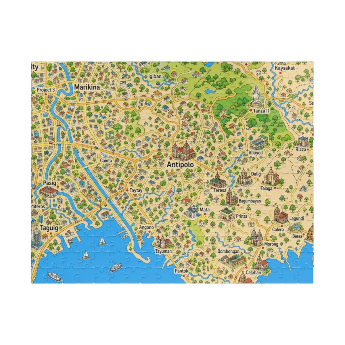 Antipolo map puzzle