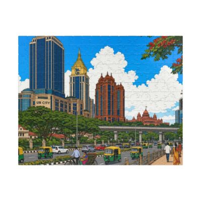 Bangalore — City + Map Puzzle Set