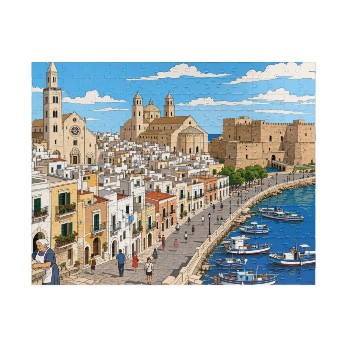 Bari city puzzle