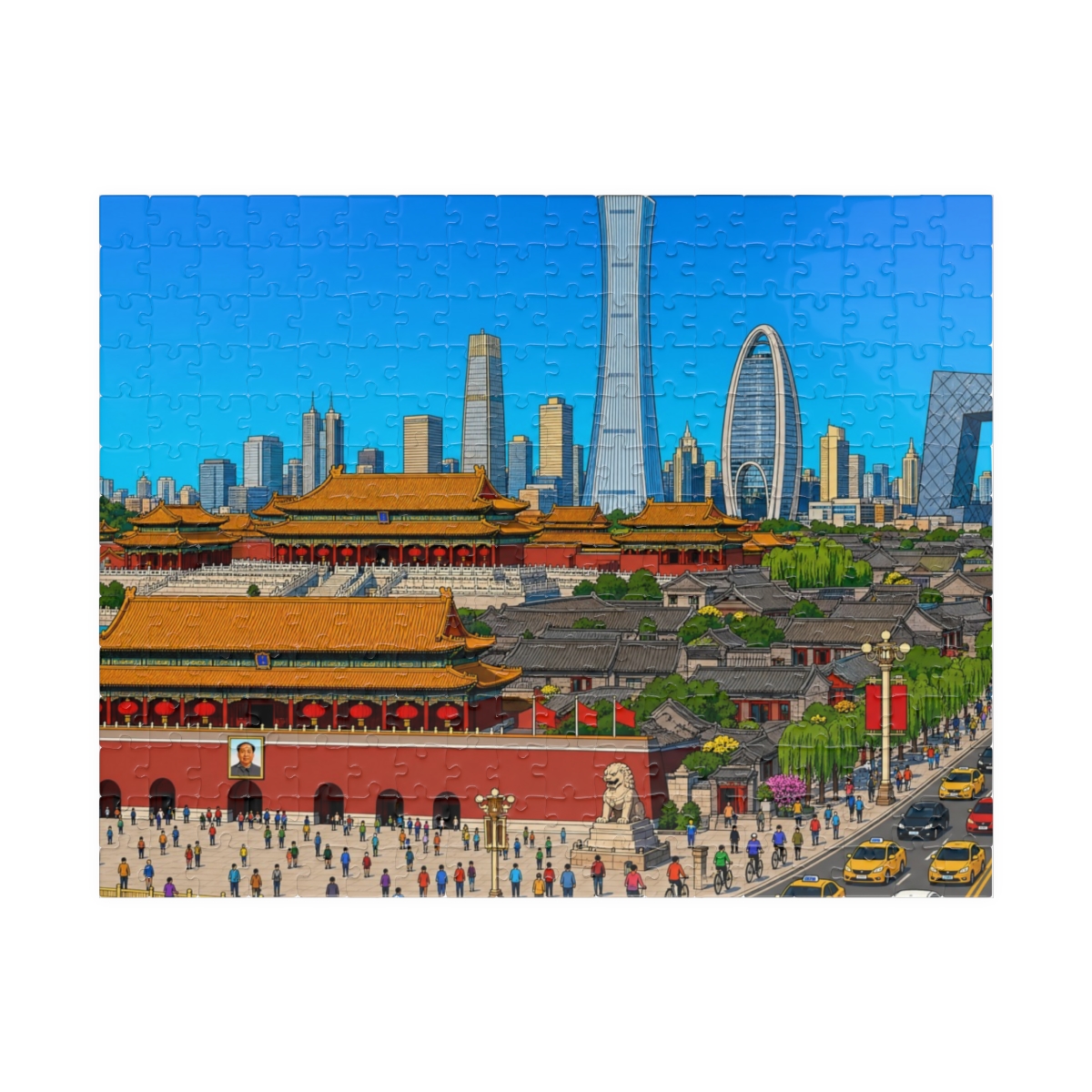 Beijing city puzzle