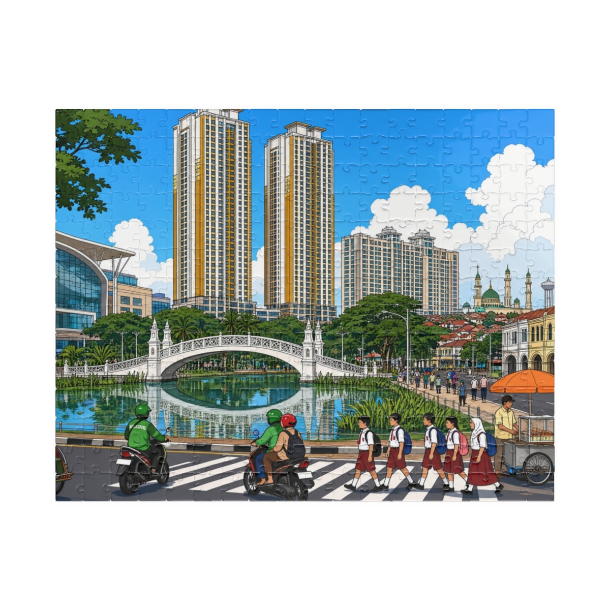 Bekasi city puzzle