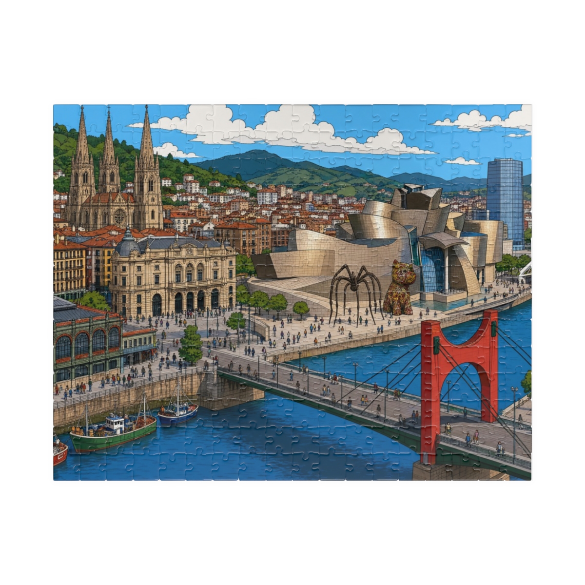Bilbao city puzzle