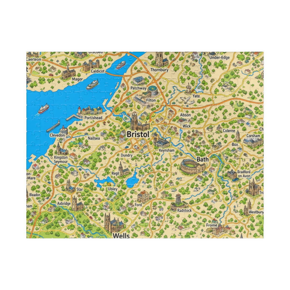 Bristol map puzzle