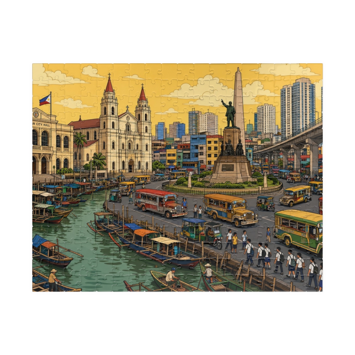 Caloocan City city puzzle