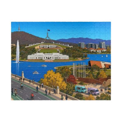 Canberra — City + Map Puzzle Set