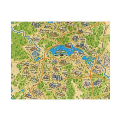 Canberra — Map Puzzle