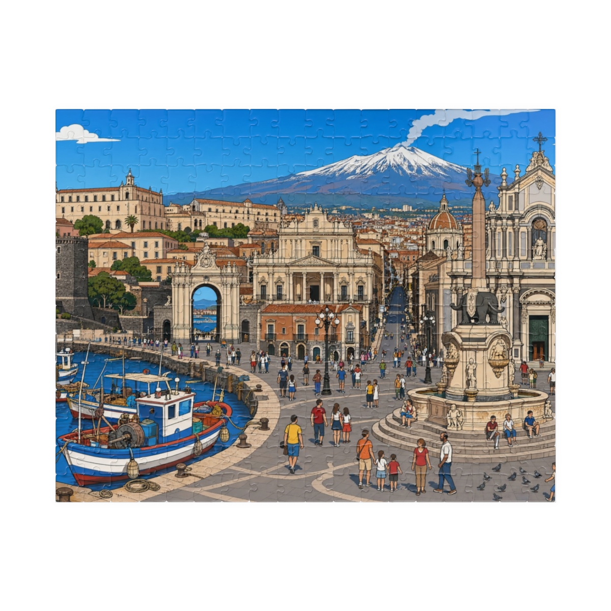 Catania city puzzle