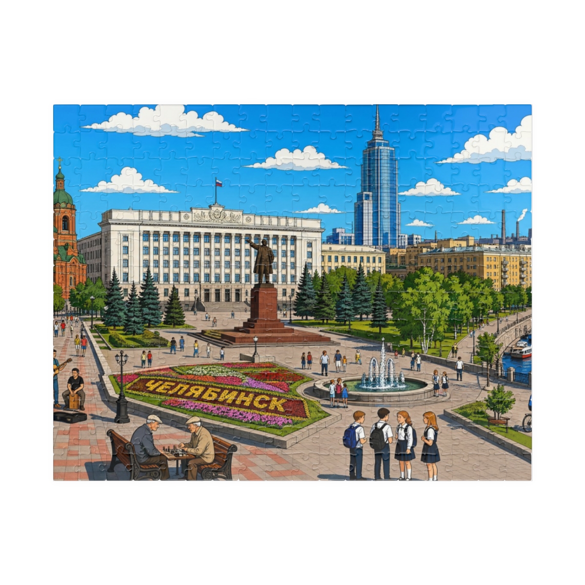 Chelyabinsk city puzzle