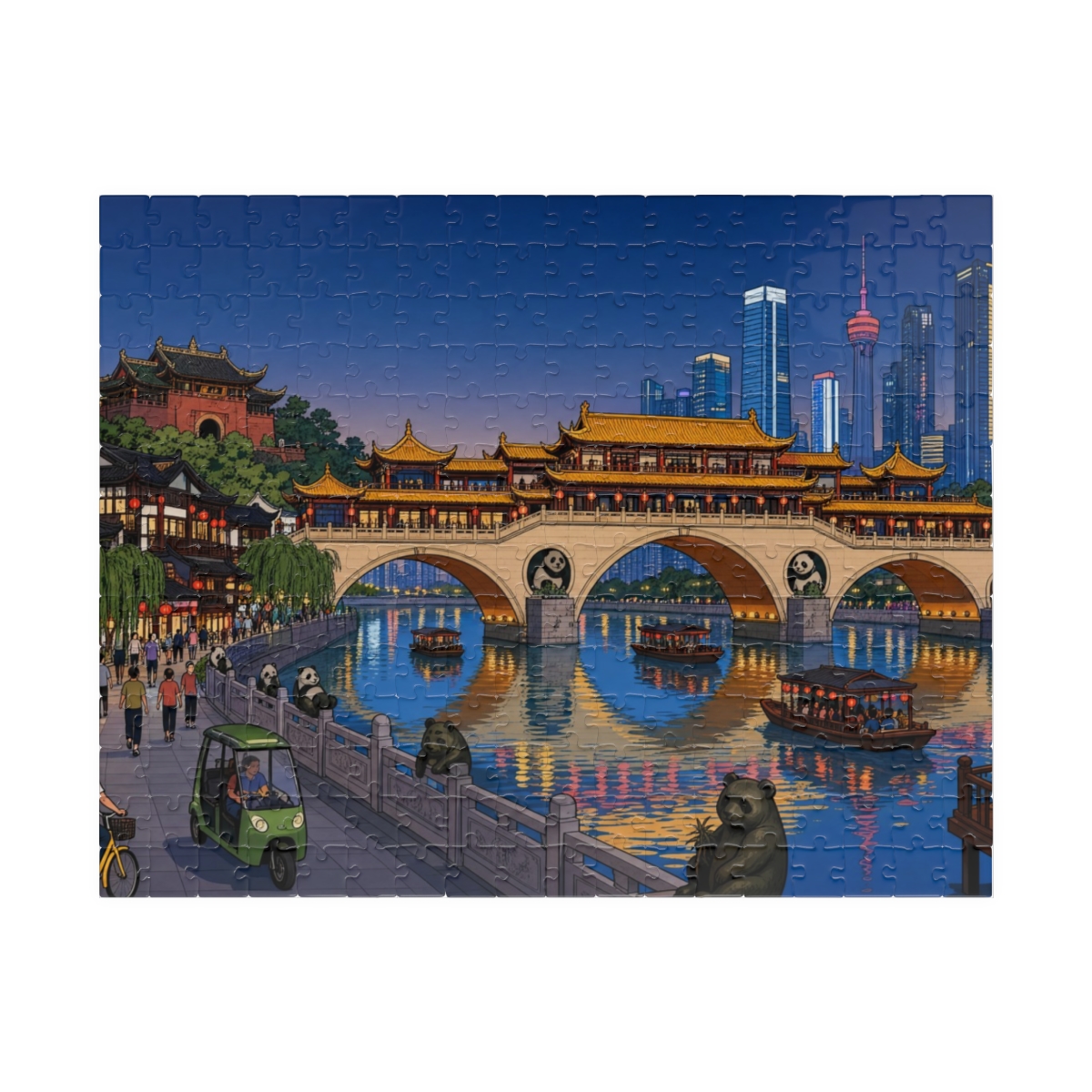 Chengdu city puzzle