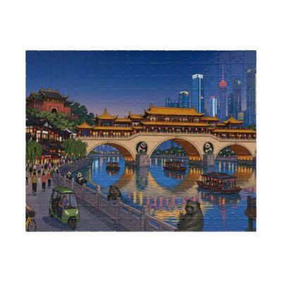 Chengdu — City + Map Puzzle Set