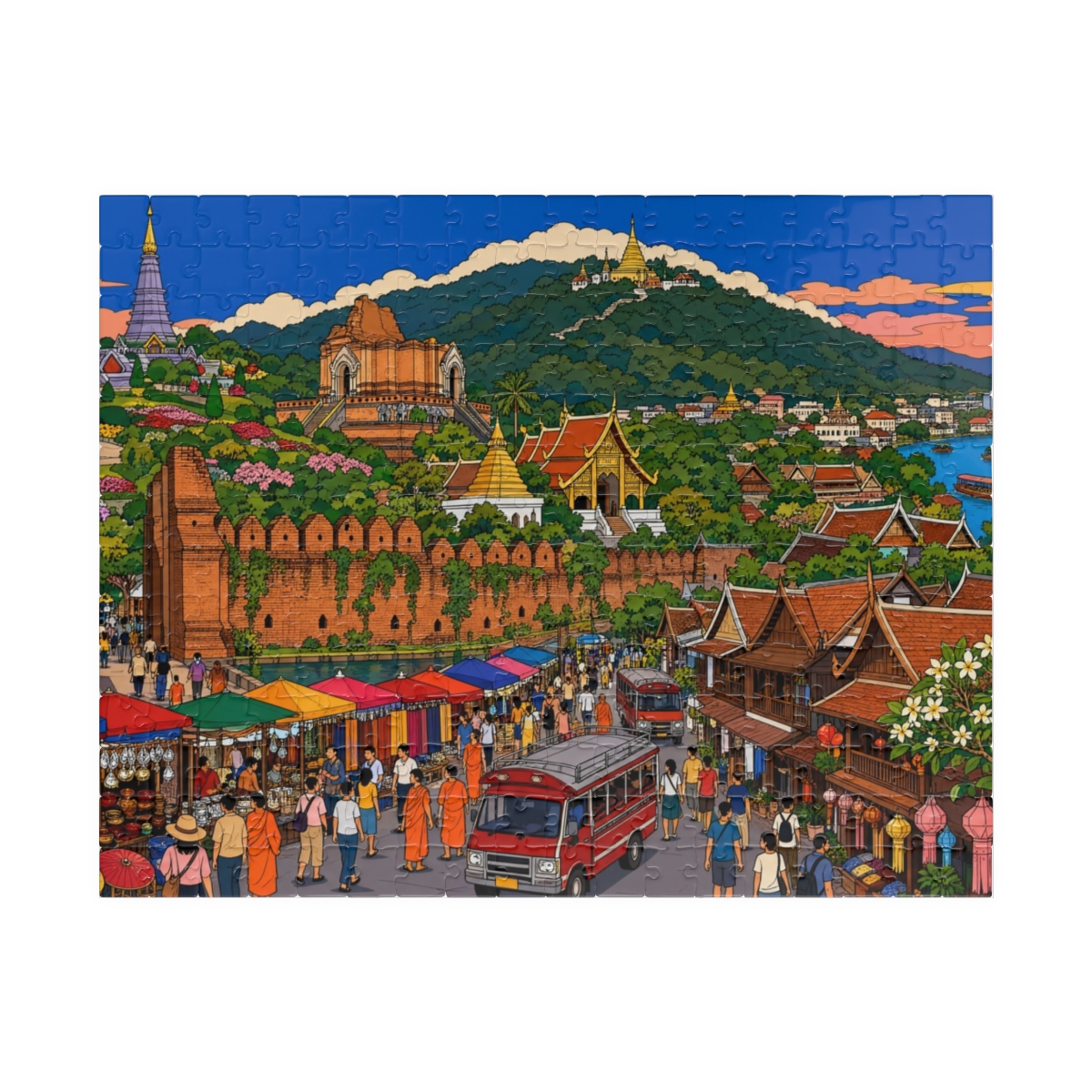 Chiang Mai city puzzle