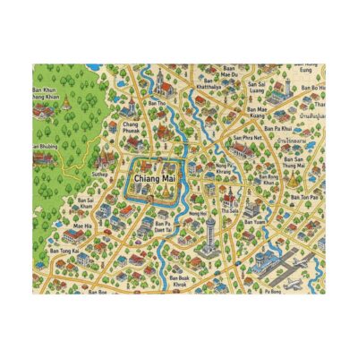 Chiang Mai Map Puzzle