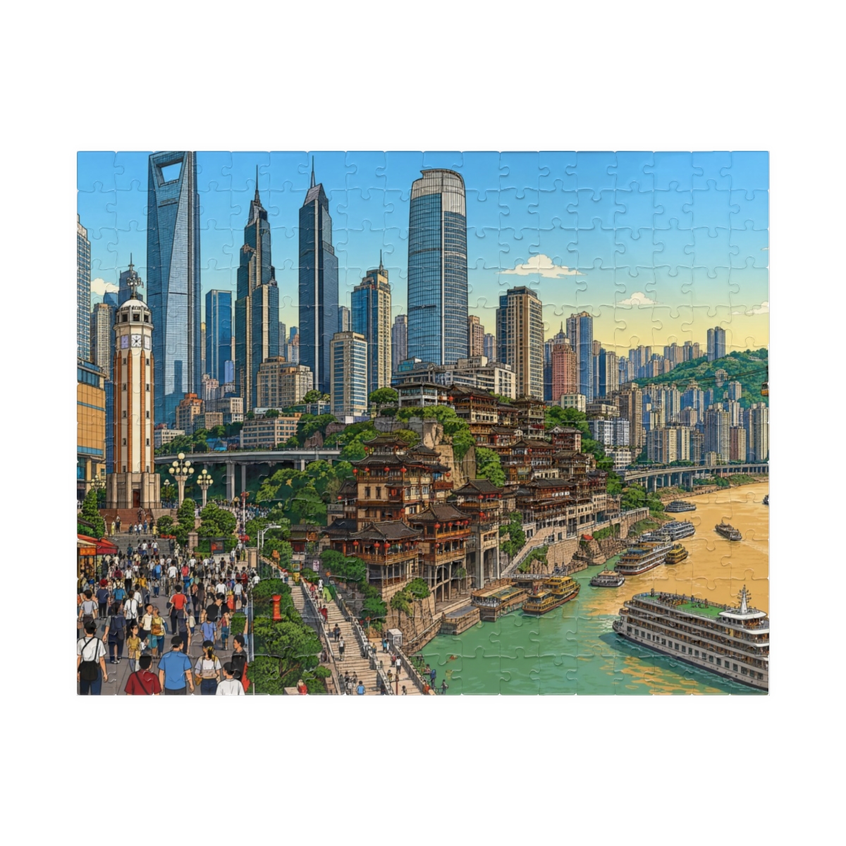 Chongqing city puzzle