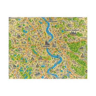 Cologne — Map Puzzle