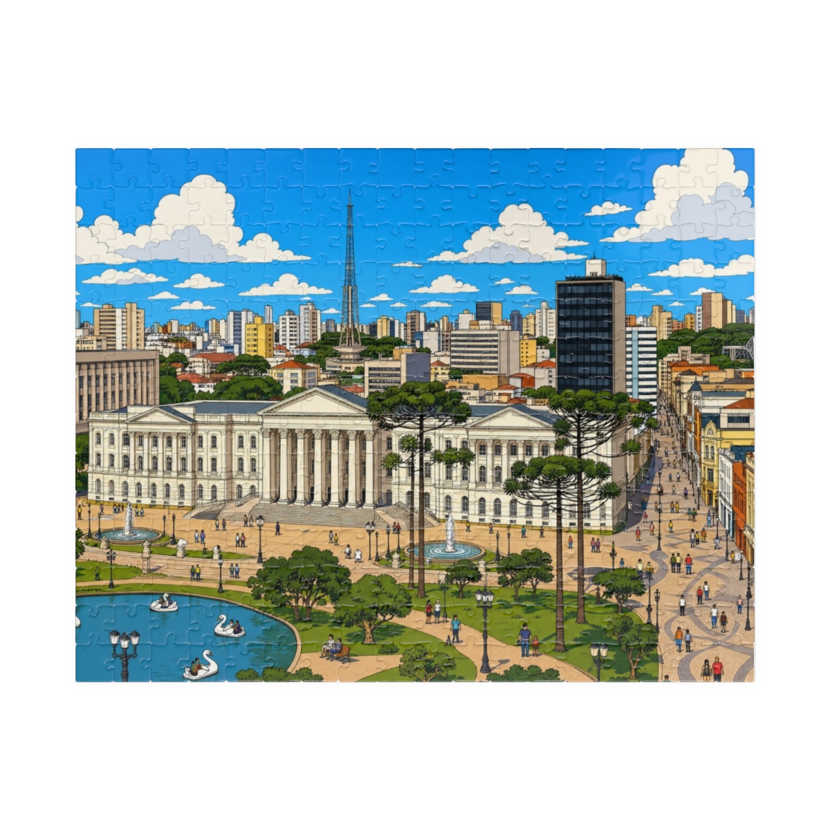 Curitiba city puzzle
