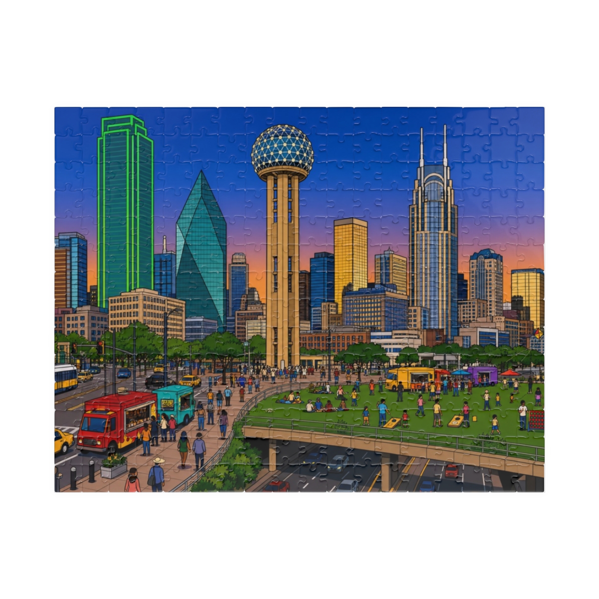 Dallas city puzzle