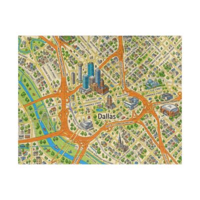 Dallas — Map Puzzle