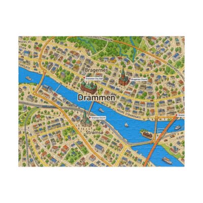 Drammen — Map Puzzle
