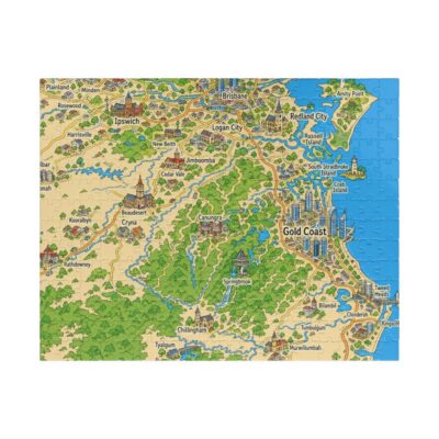 Gold Coast — Map Puzzle