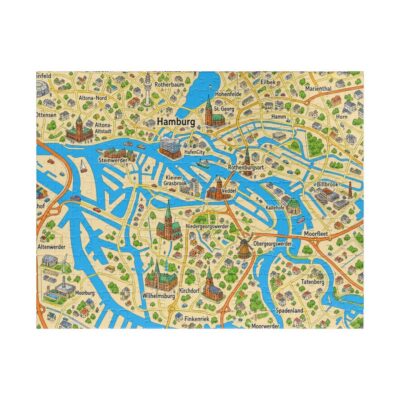 Hamburg — Map Puzzle