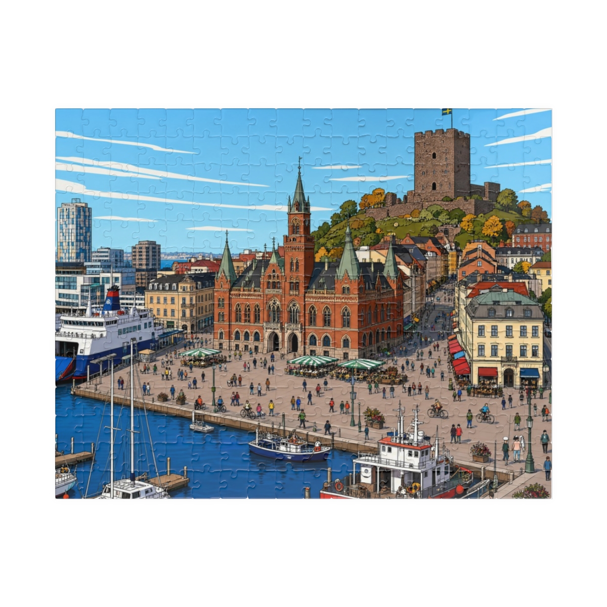 Helsingborg city puzzle