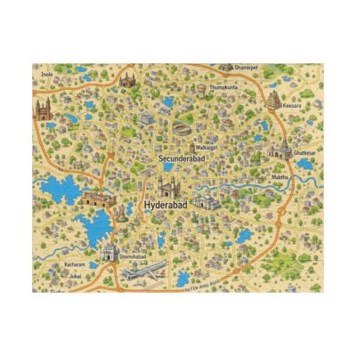 Hyderābād — Map Puzzle