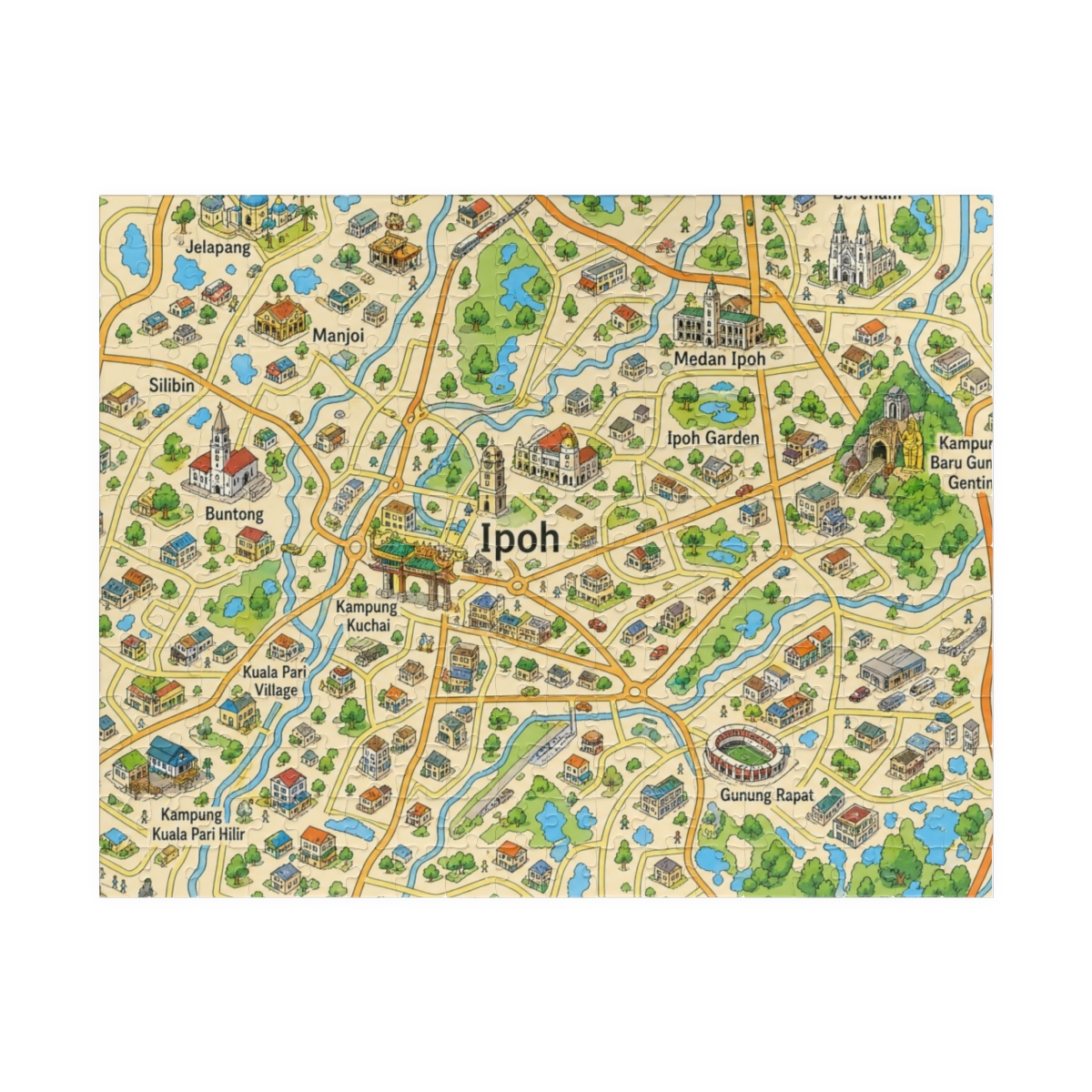 Ipoh map puzzle