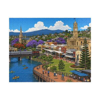 Ipswich — City + Map Puzzle Set