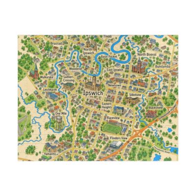 Ipswich — Map Puzzle