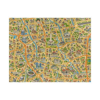 Jakarta — Map Puzzle