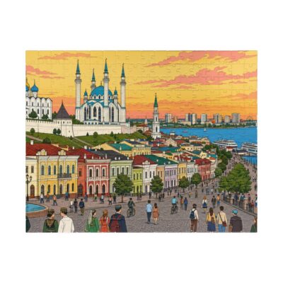 Kazan — City + Map Puzzle Set