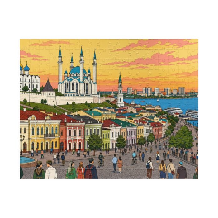 Kazan — City + Map Puzzle Set