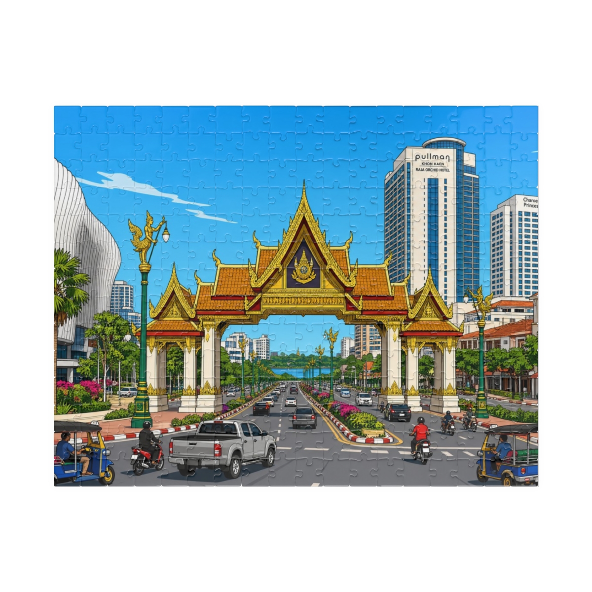 Khon Kaen city puzzle