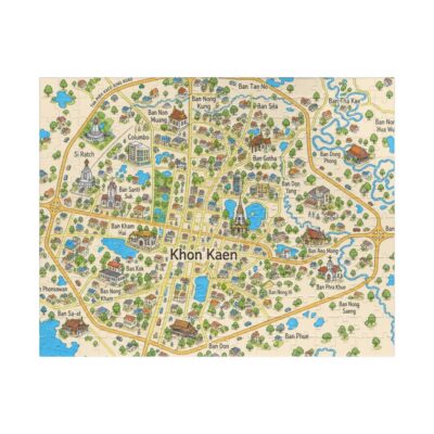 Khon Kaen — Map Puzzle