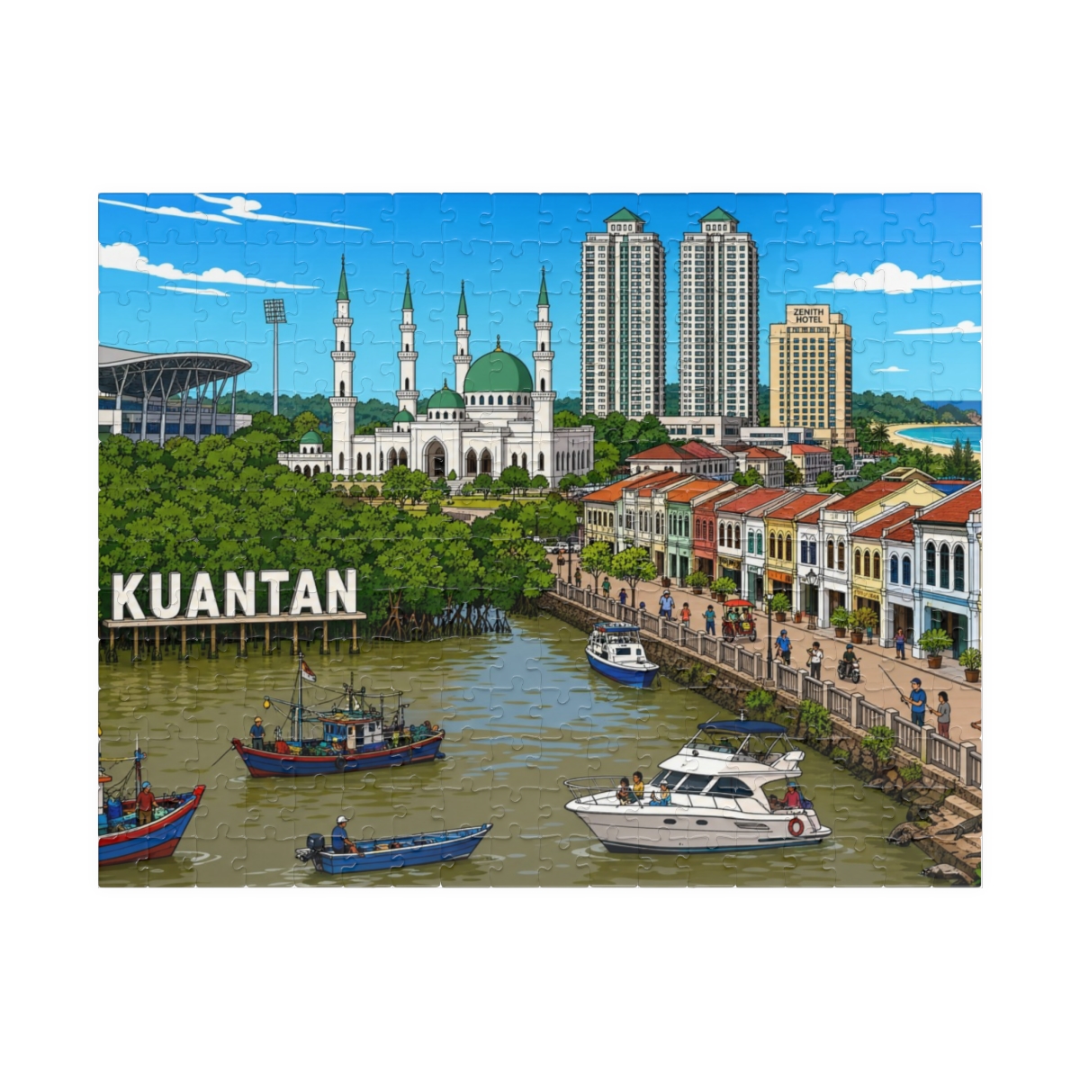 Kuantan city puzzle