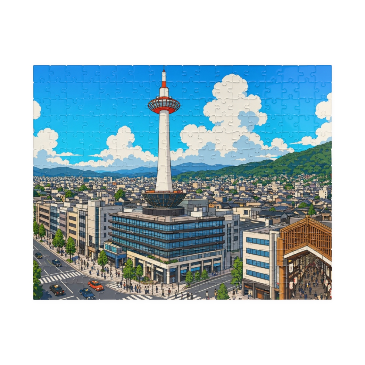 Kyōto city puzzle