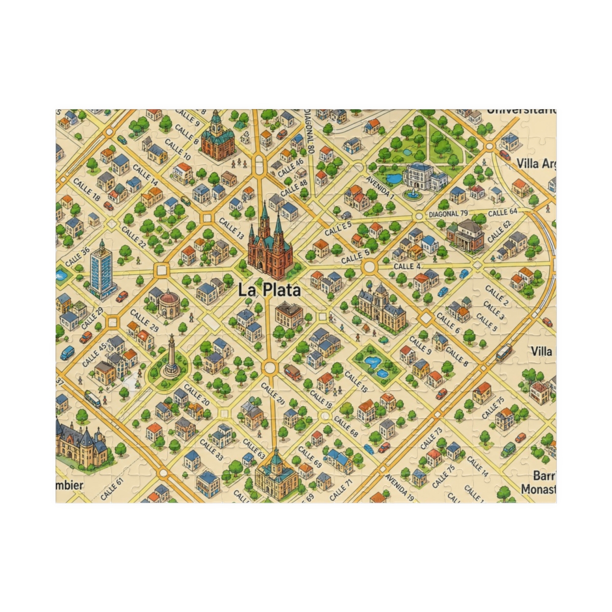La Plata map puzzle