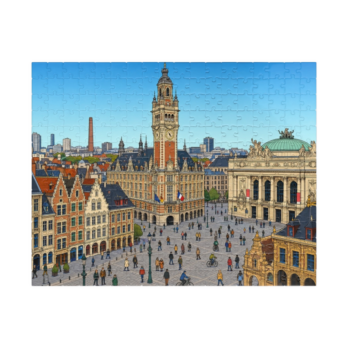 Lille city puzzle