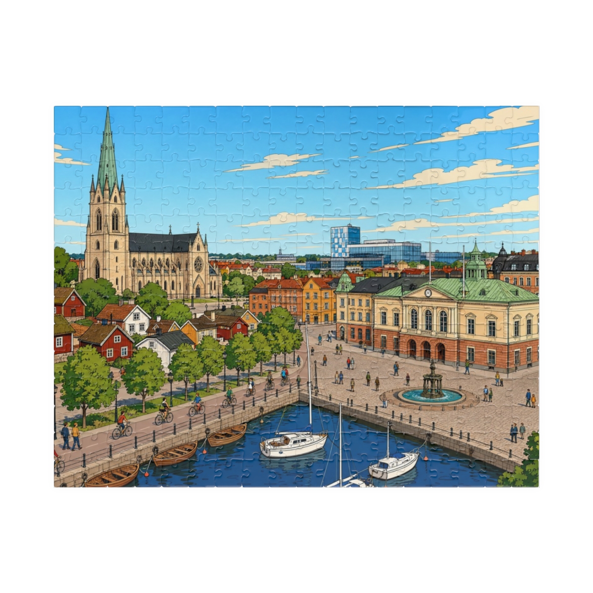 Linköping city puzzle