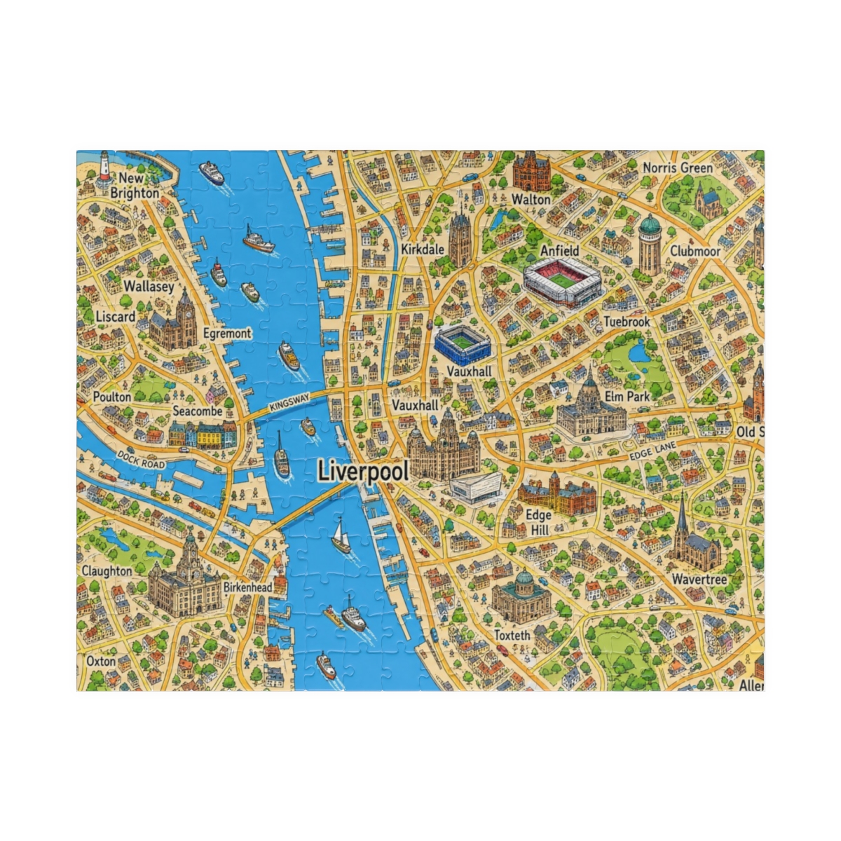 Liverpool map puzzle