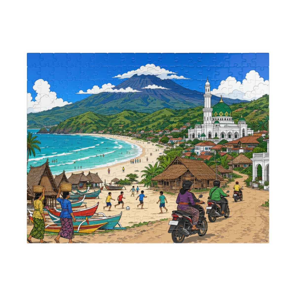 Lombok city puzzle