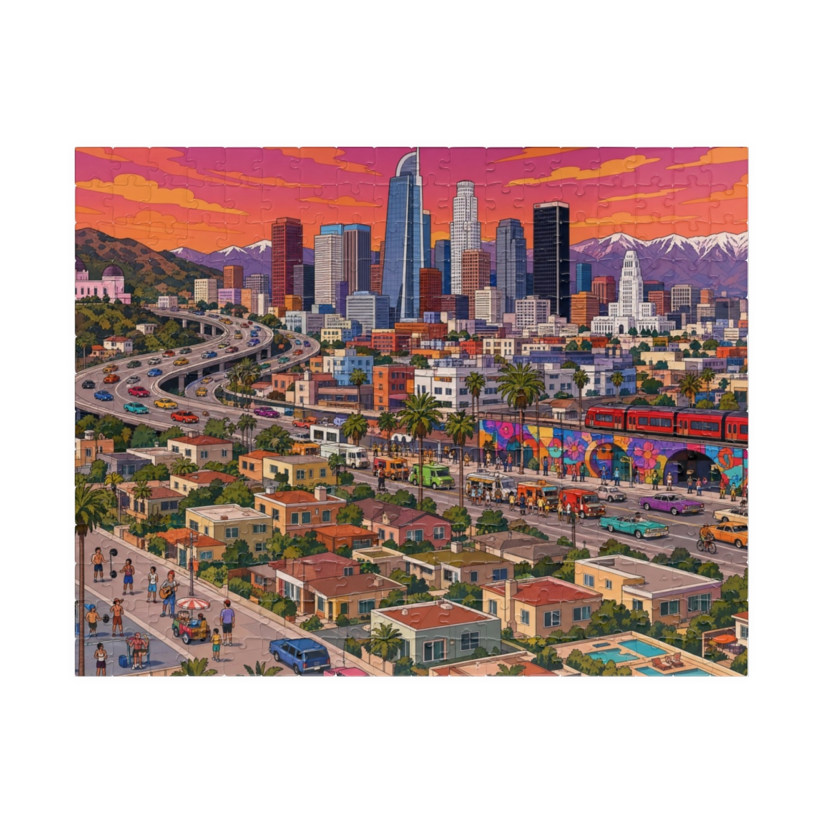 Los Angeles city puzzle