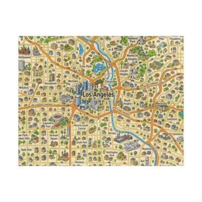 Los Angeles — Map Puzzle