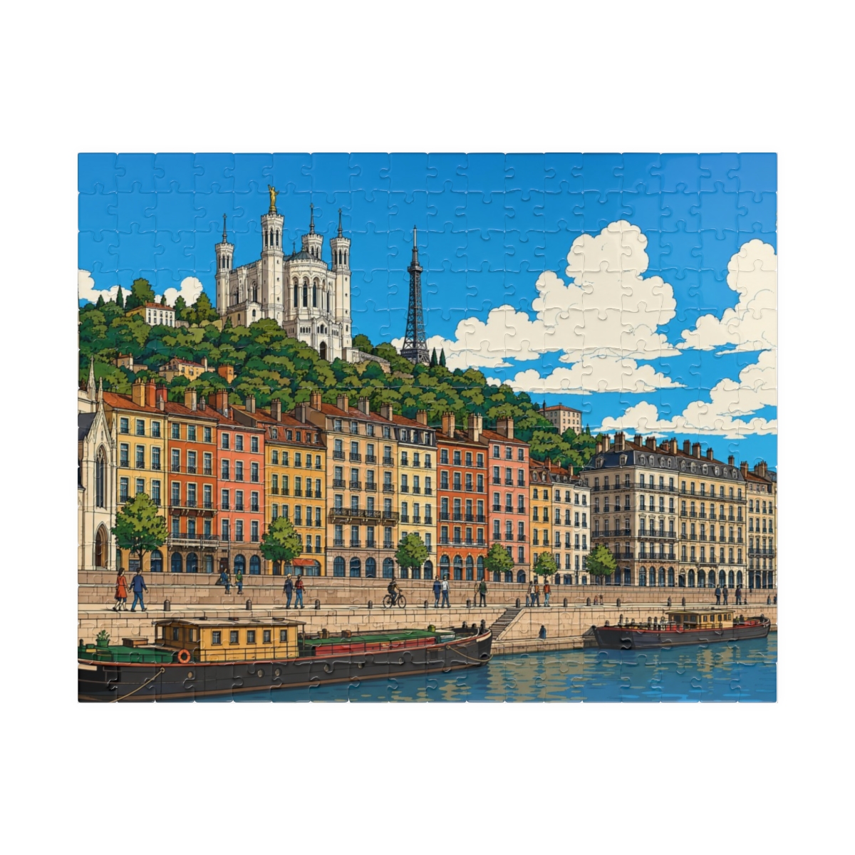 Lyon city puzzle