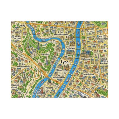 Lyon — Map Puzzle