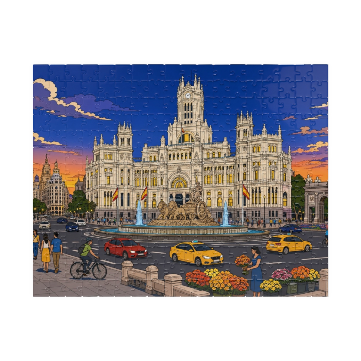 Madrid city puzzle