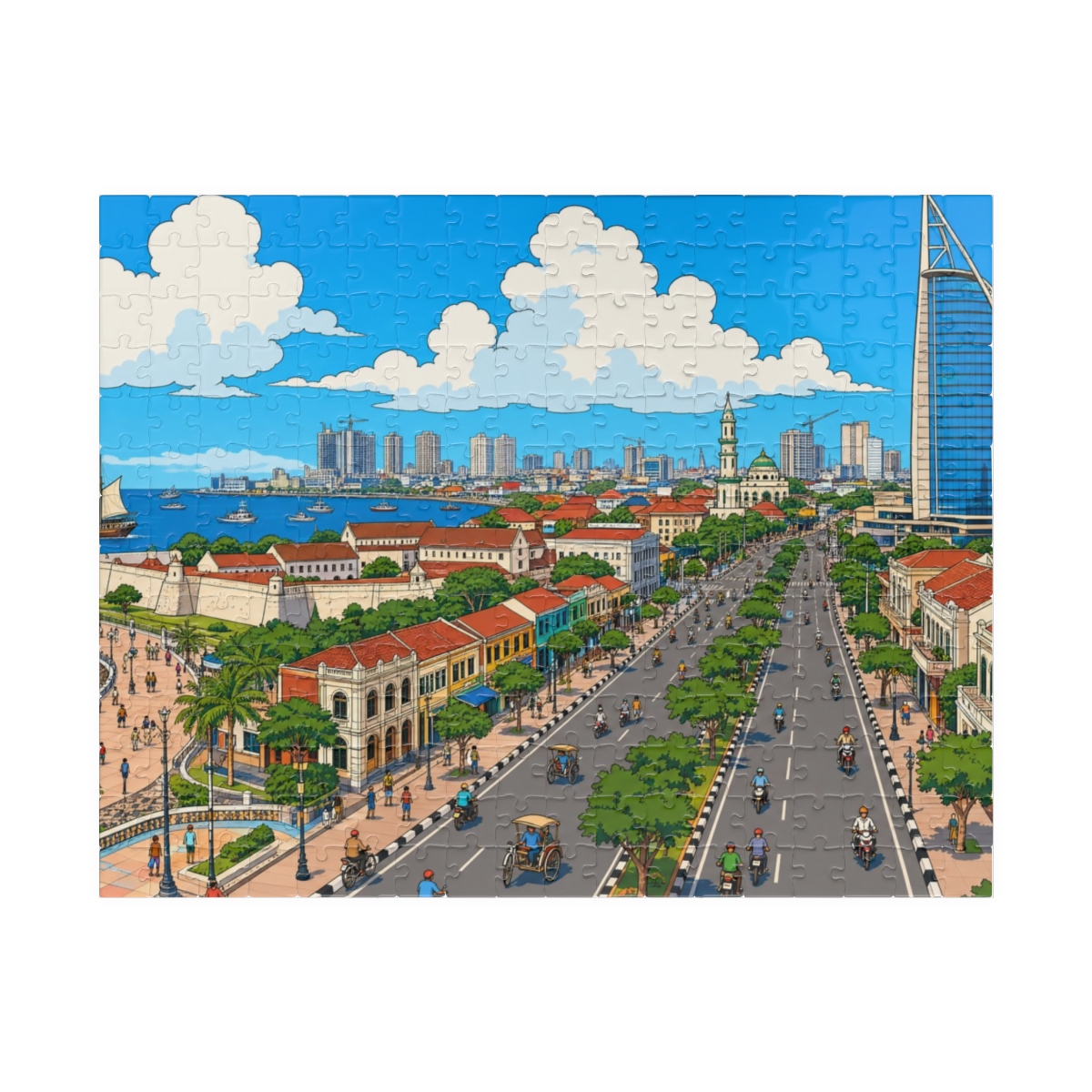 Makassar city puzzle