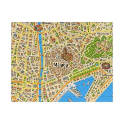 Málaga — Map Puzzle